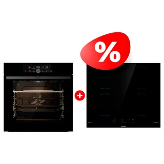 Комплект Встраиваемый духовой шкаф Gorenje BPS6747A06BG + Индукционная поверхность Gorenje GI6401BSCE