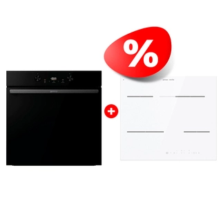 Комплект Духовой шкаф Gorenje BOS6737E20FBG + Электрическая варочная поверхность Gorenje ECT648ORAW 