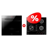 Комплект Встраиваемый духовой шкаф Hansa BOEB697688 + Газовая варочная поверхность Hansa BHKS671830 