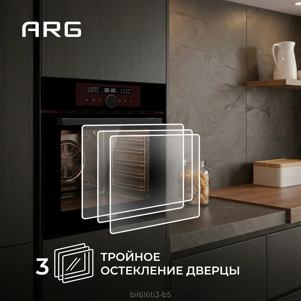 Встраиваемый духовой шкаф ARG BIL616Ti3-B5 - фото 7