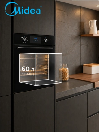 Жиынтық Midea MO22000 GB + Midea MH60I550GB + Midea MG684TGB  - фото 3