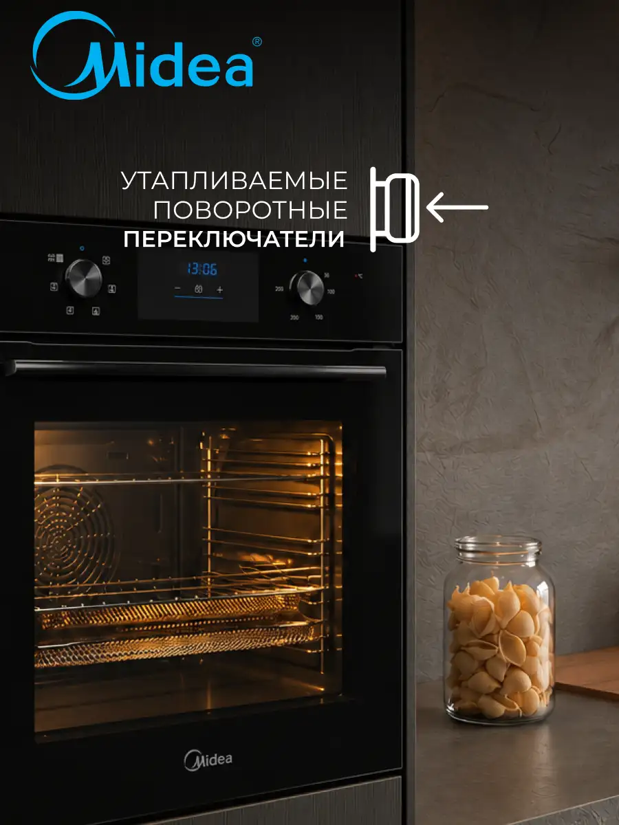 Жиынтық Midea MO22000 GB + Midea MH60I550GB + Midea MG684TGB  - фото 4