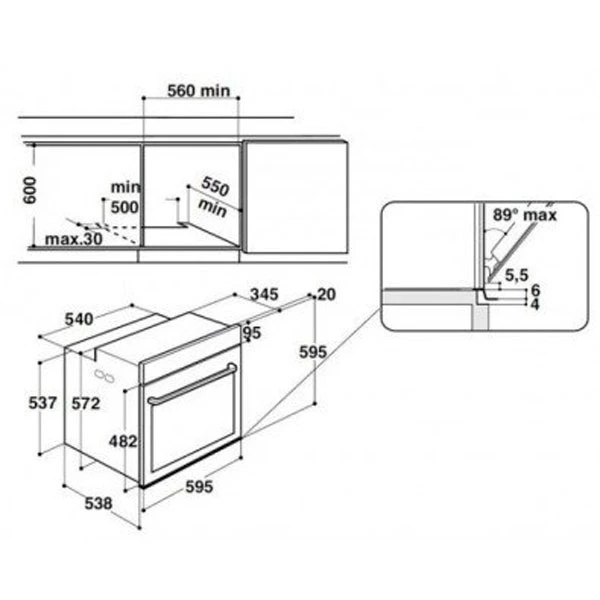Встраиваемый духовой шкаф Hotpoint-Ariston FI7 861 SH IX HA - фото 2