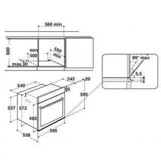 Встраиваемый духовой шкаф Hotpoint-Ariston FI7 861 SH IX HA