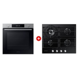 Жиынтық Встраиваемый духовой шкаф Samsung NV7B4120ZAS/WT + Газовая варочная поверхность Samsung NA64H3030AK/WT 