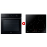 Комплект Встраиваемый духовой шкаф Samsung NV68A1110BB/WT + Индукционная варочная поверхность Samsung NZ64H37070K/WT 
