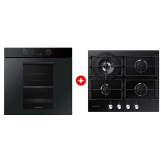 Жиынтық Встраиваемый духовой шкаф Samsung NV75T9979CD/WT Infinite Line + Газовая варочная поверхность Samsung NA64H3030AK/WT 