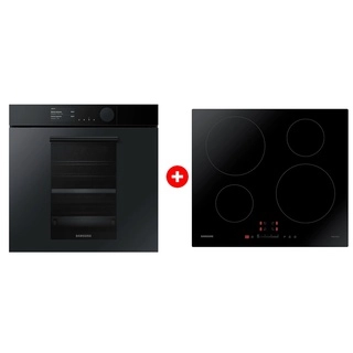Комплект Встраиваемый духовой шкаф Samsung NV75T9979CD/WT Infinite Line + Индукционная варочная поверхность Samsung NZ64H37070K/WT 