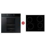 Жиынтық Встраиваемый духовой шкаф Samsung NV75T9979CD/WT Infinite Line + Электрическая варочная поверхность Samsung NZ64T3506AK/WT 