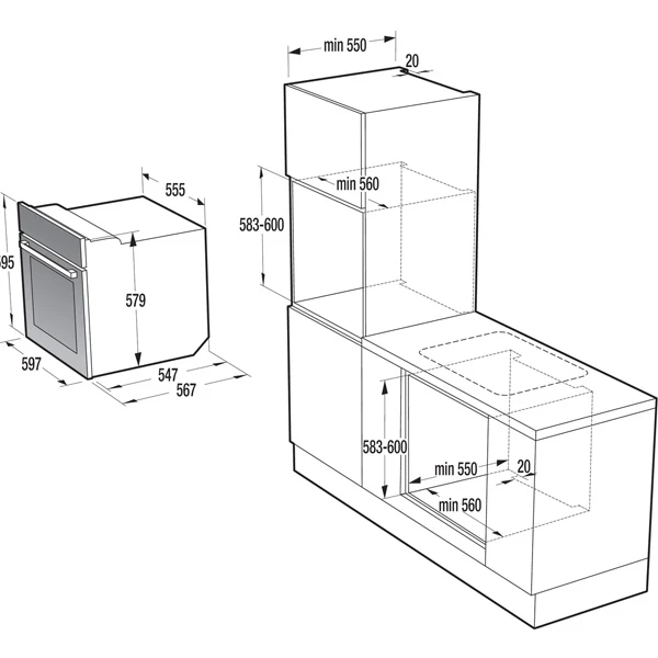 Встраиваемый духовой шкаф Gorenje BO7732CLI - фото 6