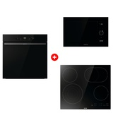 Комплект Духовой шкаф Gorenje BOS6737E20FBG + Стеклокерамическая варочная панель Gorenje ECT646BSCE + Встраиваемая микроволновая печь Gorenje BM235G1SYB 