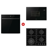 Комплект Духовой шкаф Gorenje BOS6737E20FBG + Встраиваемая микроволновая печь Gorenje BM251M2BG + Встраиваемая варочная панель Газ Gorenje GTW641BHF 