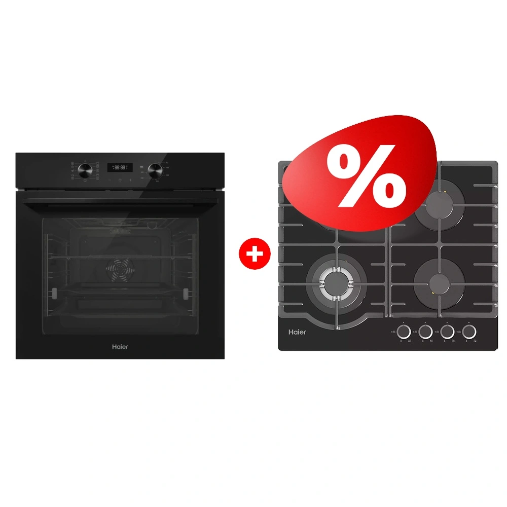 Комплект Haier HOQ-A2AEN3GB + Haier HHX-G64RFB 