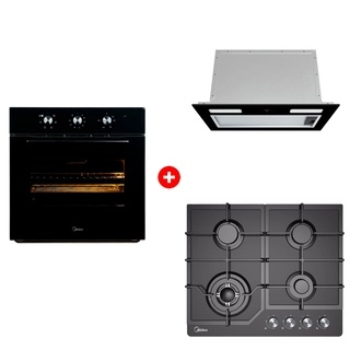 Комплект Midea MO12000 GB + Midea MH60I550GB + Midea MG684TGB 