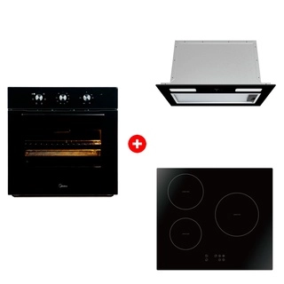 Комплект Midea MO12000 GB + Midea MH60I550GB + Midea MCI-B632D 