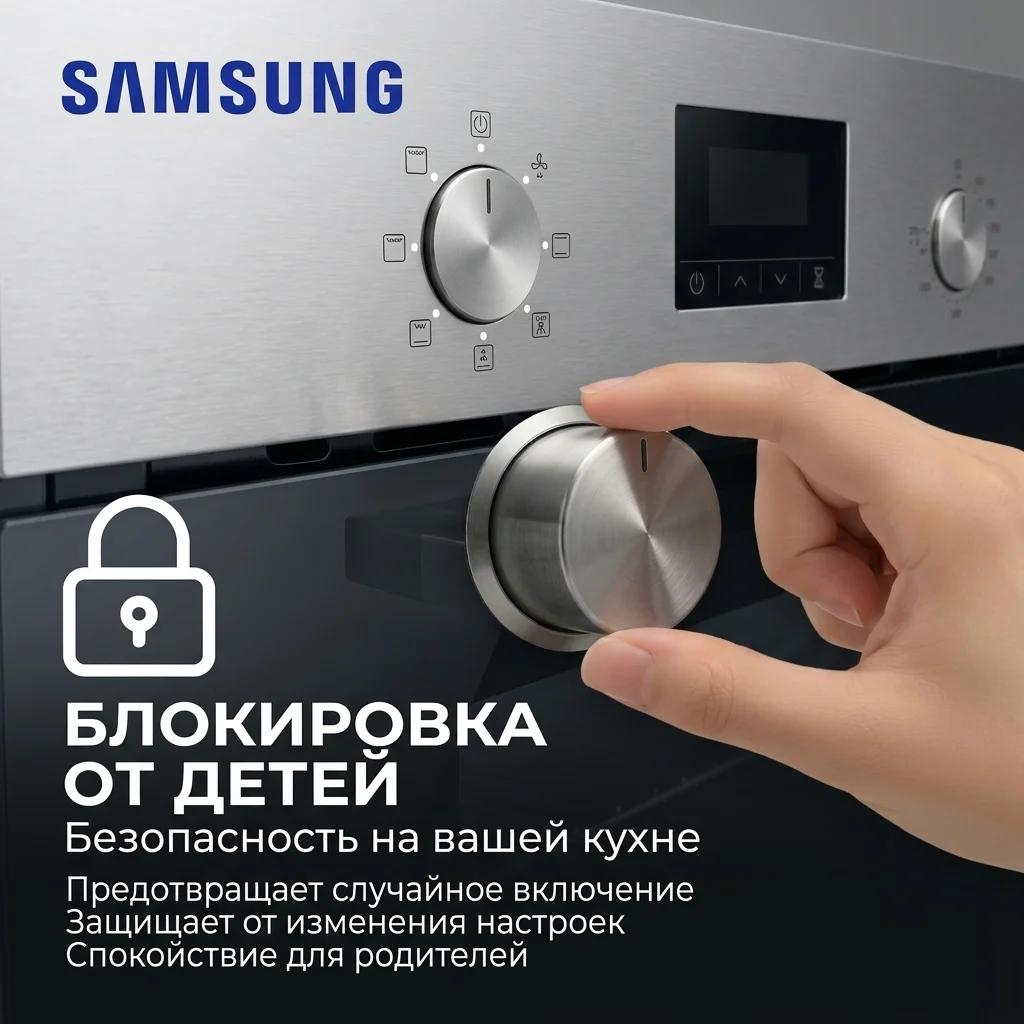 SAMSUNG кіріктірілетін электр пеші NV68A1145RS/WT - фото 12
