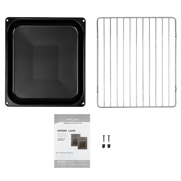 Встраиваемый духовой шкаф Krona Estero 45 BL - фото 10