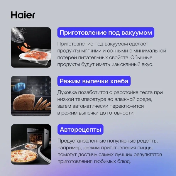 Встраиваемый духовой шкаф Haier HOQ-F6CASGW - фото 8