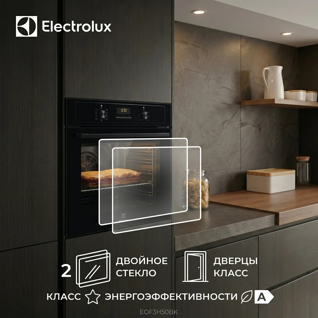 Встраиваемый духовой шкаф Electrolux EOF3H50BK - фото 9