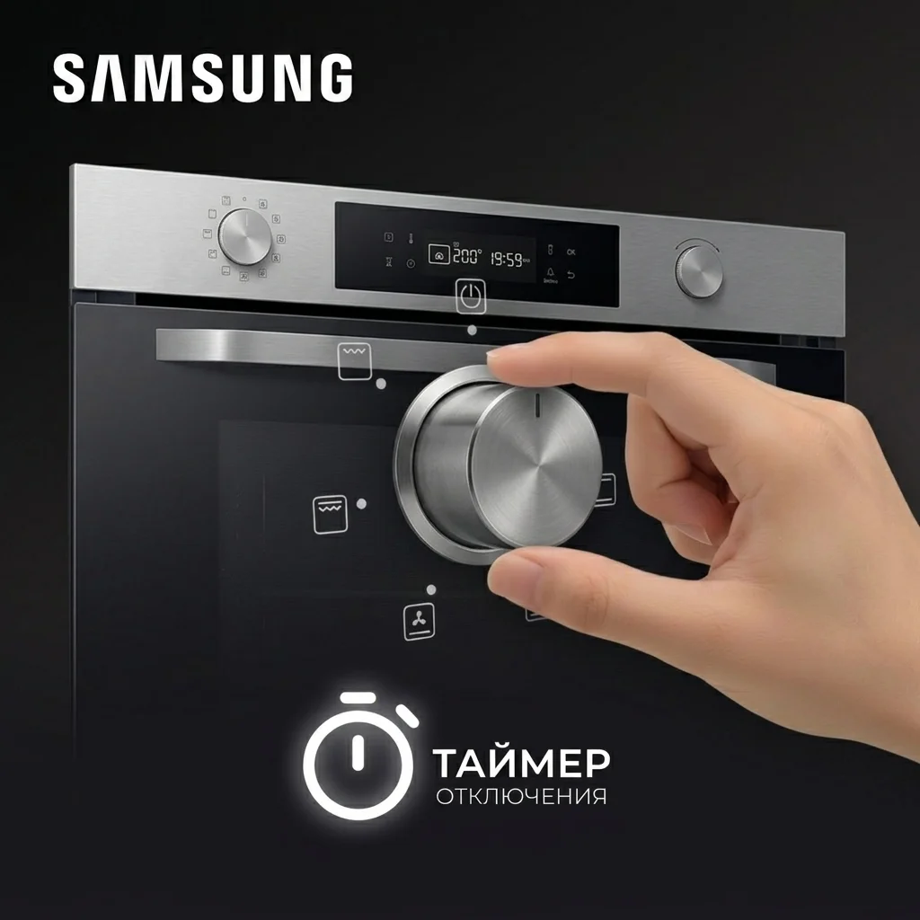 Встраиваемый духовой шкаф Samsung NV7B4120ZAS/WT - фото 11