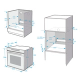 Встраиваемый духовой шкаф Midea MO73000GB - фото 4