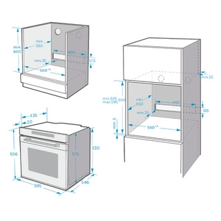 Встраиваемый духовой шкаф Midea MO730CEX