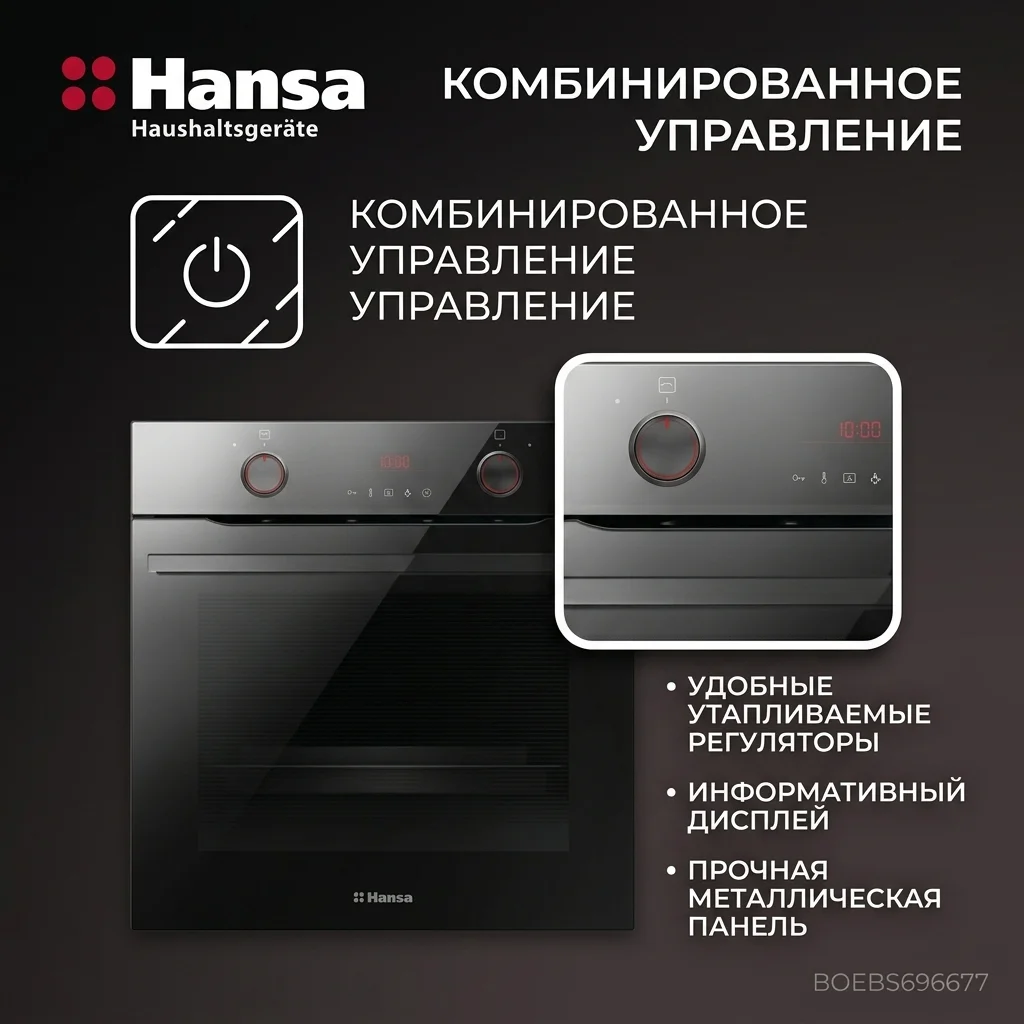 Встраиваемый духовой шкаф Hansa BOEBS696677 - фото 14