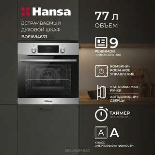 Встраиваемый духовой шкаф Hansa BOEI684633 - фото 4
