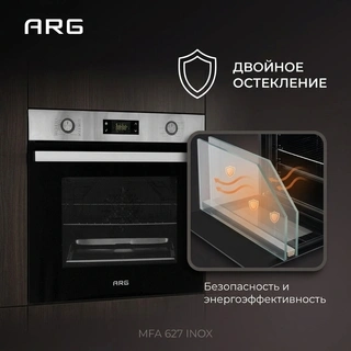 Встраиваемый духовой шкаф ARG MFA 627 Inox - фото 6