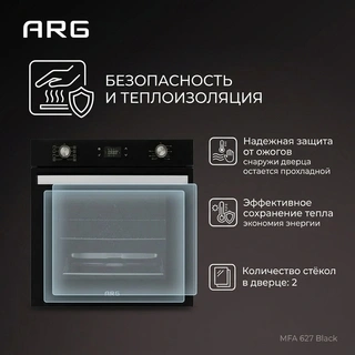 Встраиваемый духовой шкаф ARG MFA 627 Black