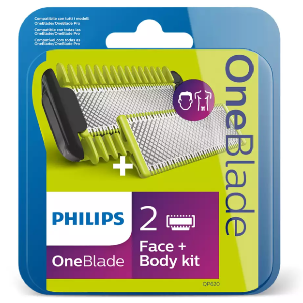 Philips ауыстыру пышағы OneBlade Face + Body QP620/50