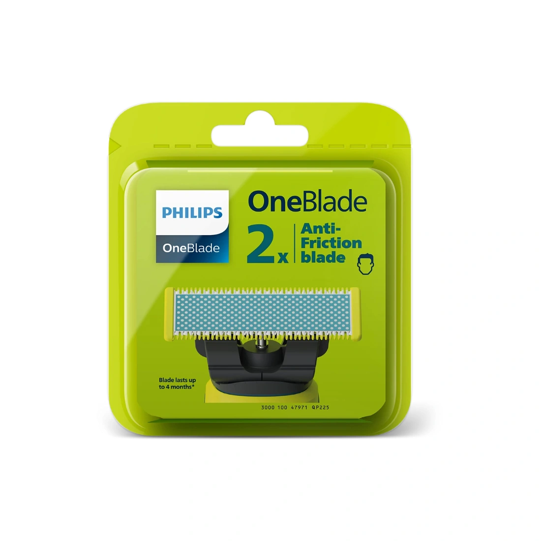 Сменные антифрикционные лезвия Philips для OneBlade QP225/50 2 шт QP225/50 - фото 2