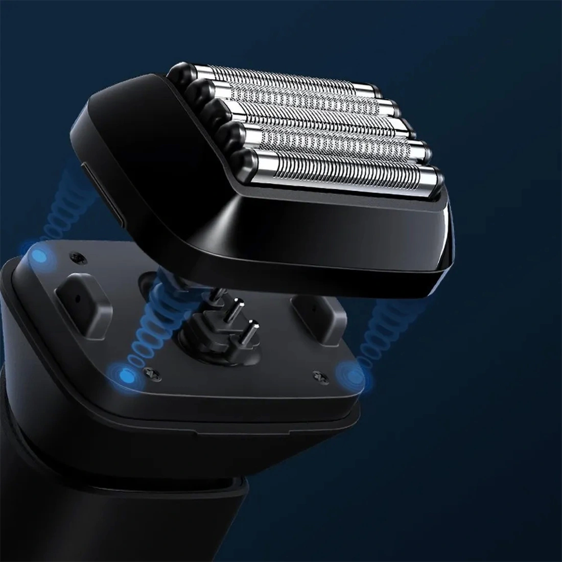 Сменная головка для электробритвы с 5 лезвиями Mi 5-Blade Electric Shaver Черный MSWT501 - фото 6