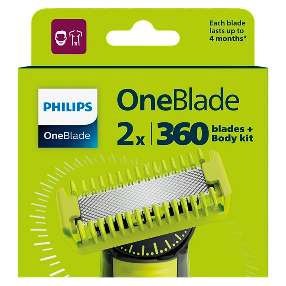 Philips OneBlade ауыстырмалы пышақтар QP624/50 - фото 2