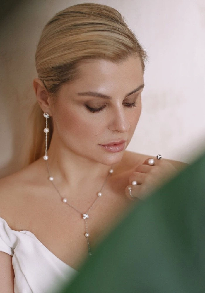 Колье Damiani 9328/8096 д 45см 6,5гр 0,4ct. 