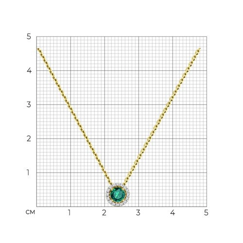 Колье Sokolov 3070004-2 45см 2,61гр. 