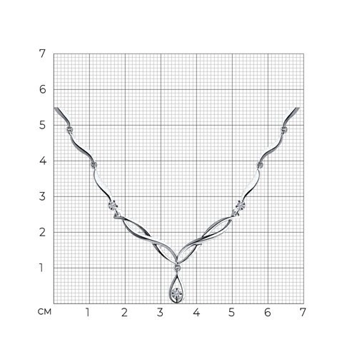 Колье Sokolov 1070093 45см 5,37гр. 