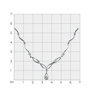 Колье Sokolov 1070093 45см 5,37гр. 