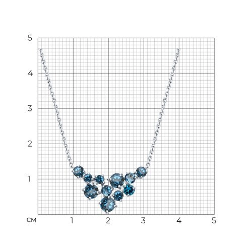 Колье Sokolov 770369-3 45см 3,43гр. 