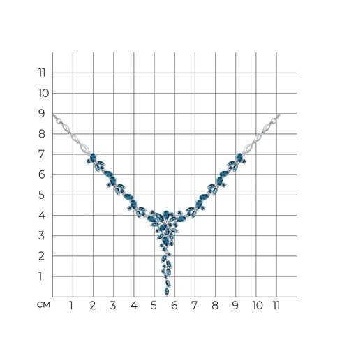 Колье Sokolov 770371-3 45см 8,23гр. 