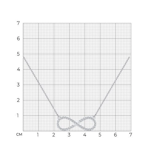 Колье Sokolov 070231-3 45см 2,97гр. 