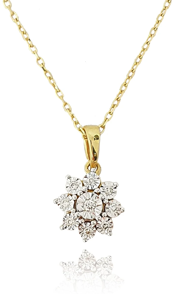 Колье Goldos Premium SDP2667 45см 2,3гр 0,05ct.  - фото 3