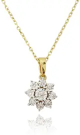 Колье Goldos Premium SDP2667 45см 2,3гр 0,05ct.  - фото 3