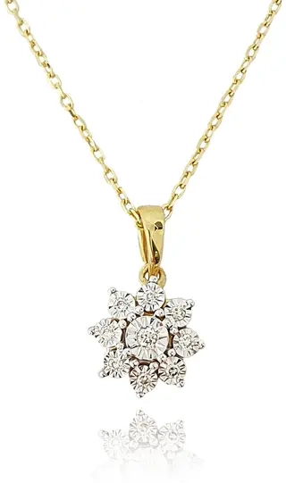 Колье Goldos Premium SDP2667 45см 2,3гр 0,05ct.  - фото 3