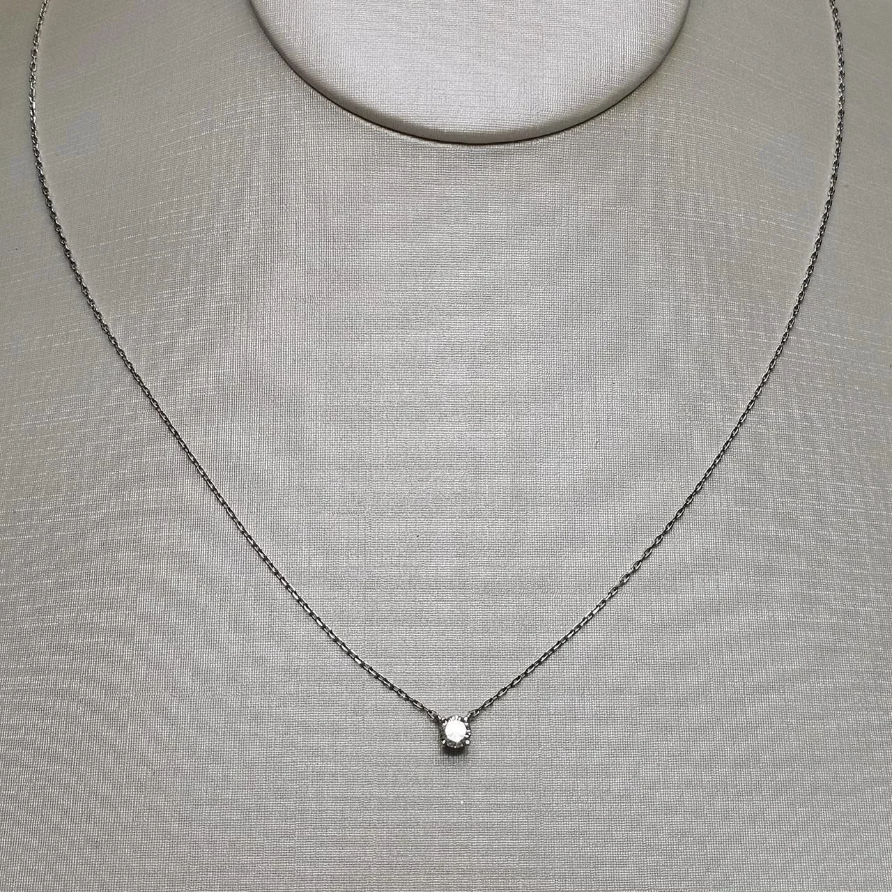 Колье Deimantas 116140016 0,33Ct SI1/J VG-Cut 46см 