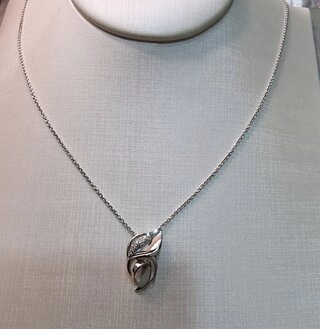 Колье Deimantas 102927986 45см 1,92гр 0,086ct. 