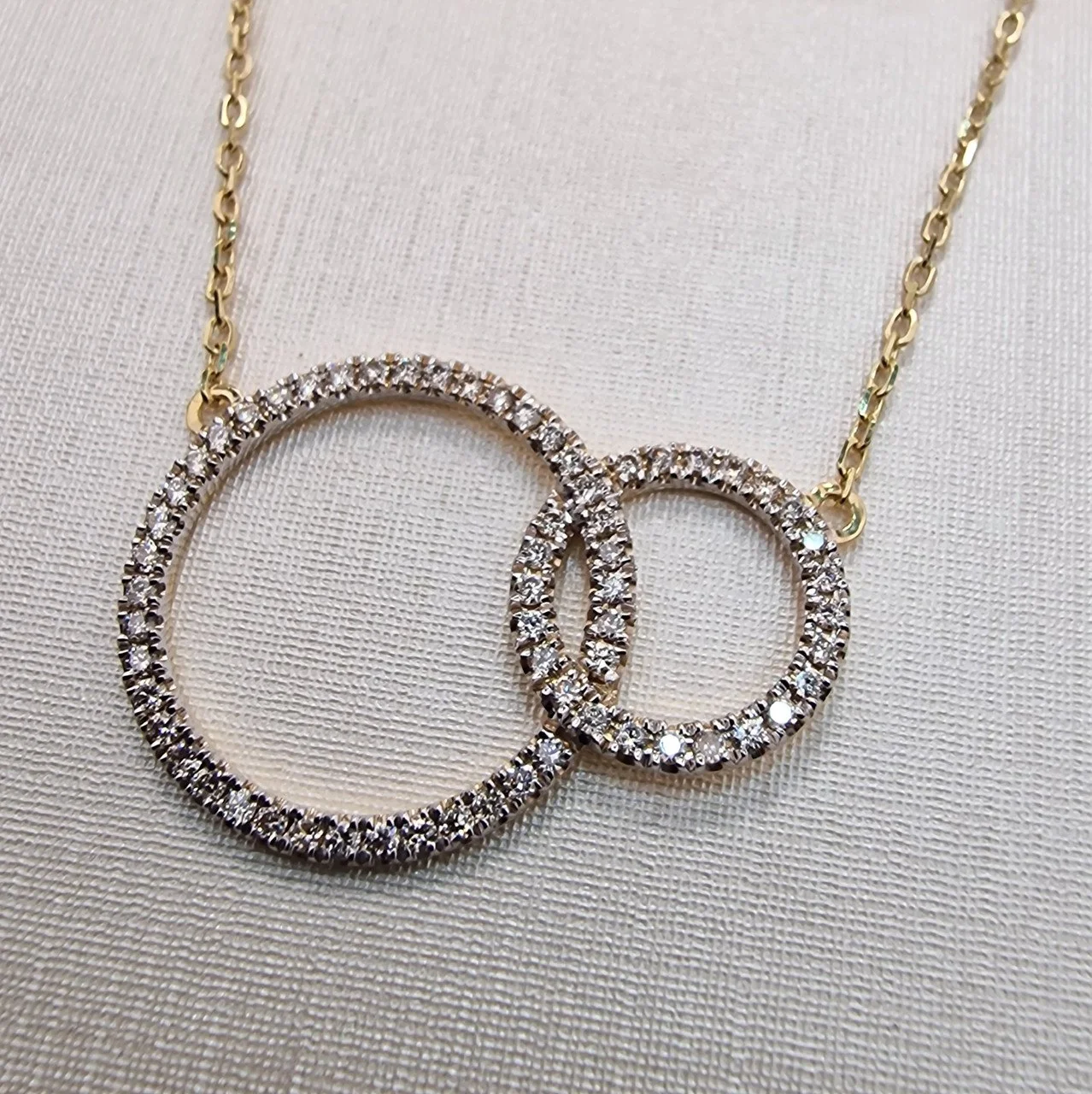 Колье Deimantas 104841973 43см 3,71гр 0,475ct. 