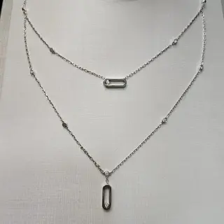 Колье Deimantas 116139981 0,34Ct VS1/H VG-Cut 58см 