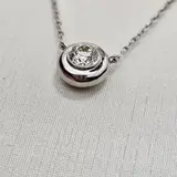 Колье Deimantas 116140021 0,32Ct SI1/I VG-Cut 46см 