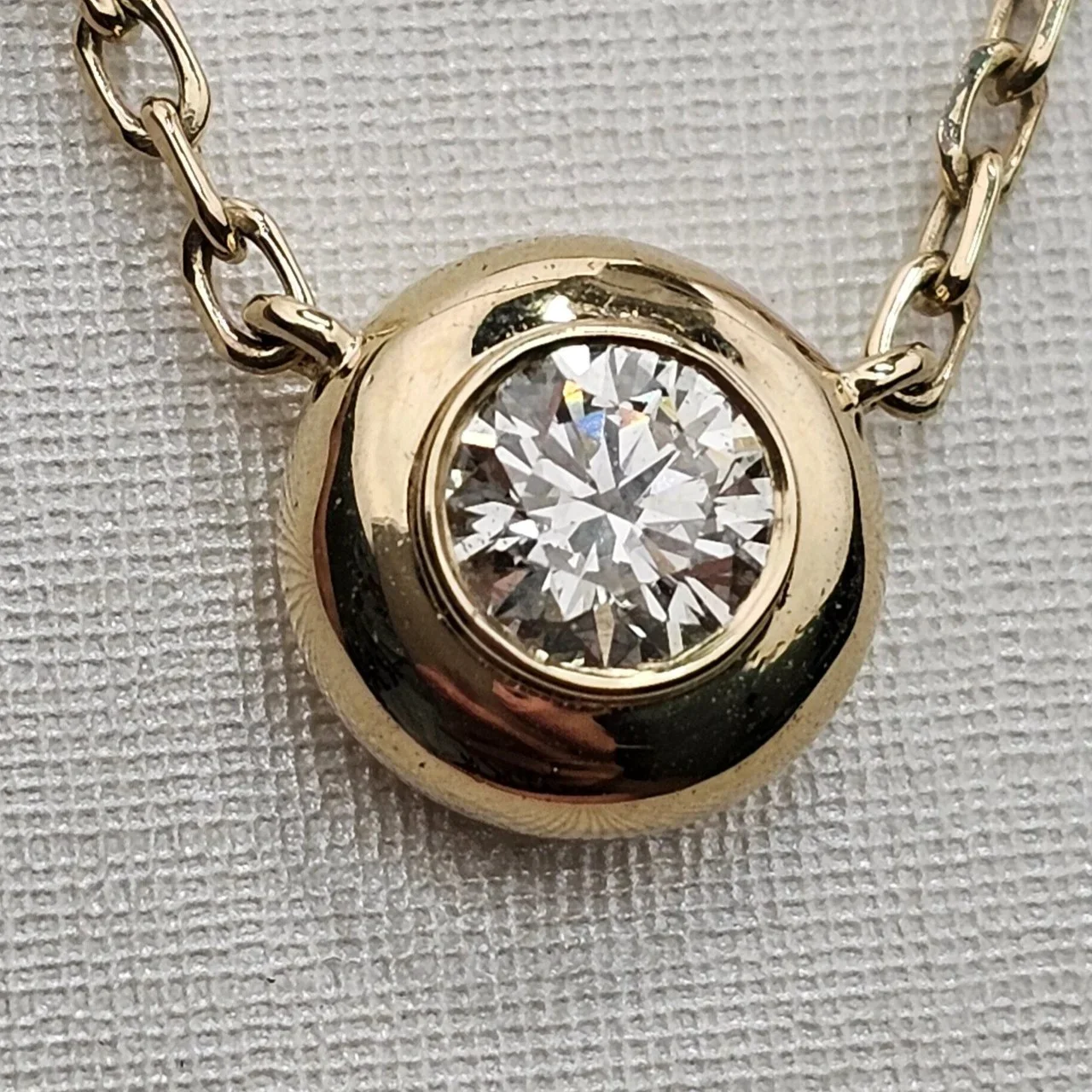 Колье Deimantas 116140031 0,32Ct SI1/I VG-Cut 46см  - фото 3